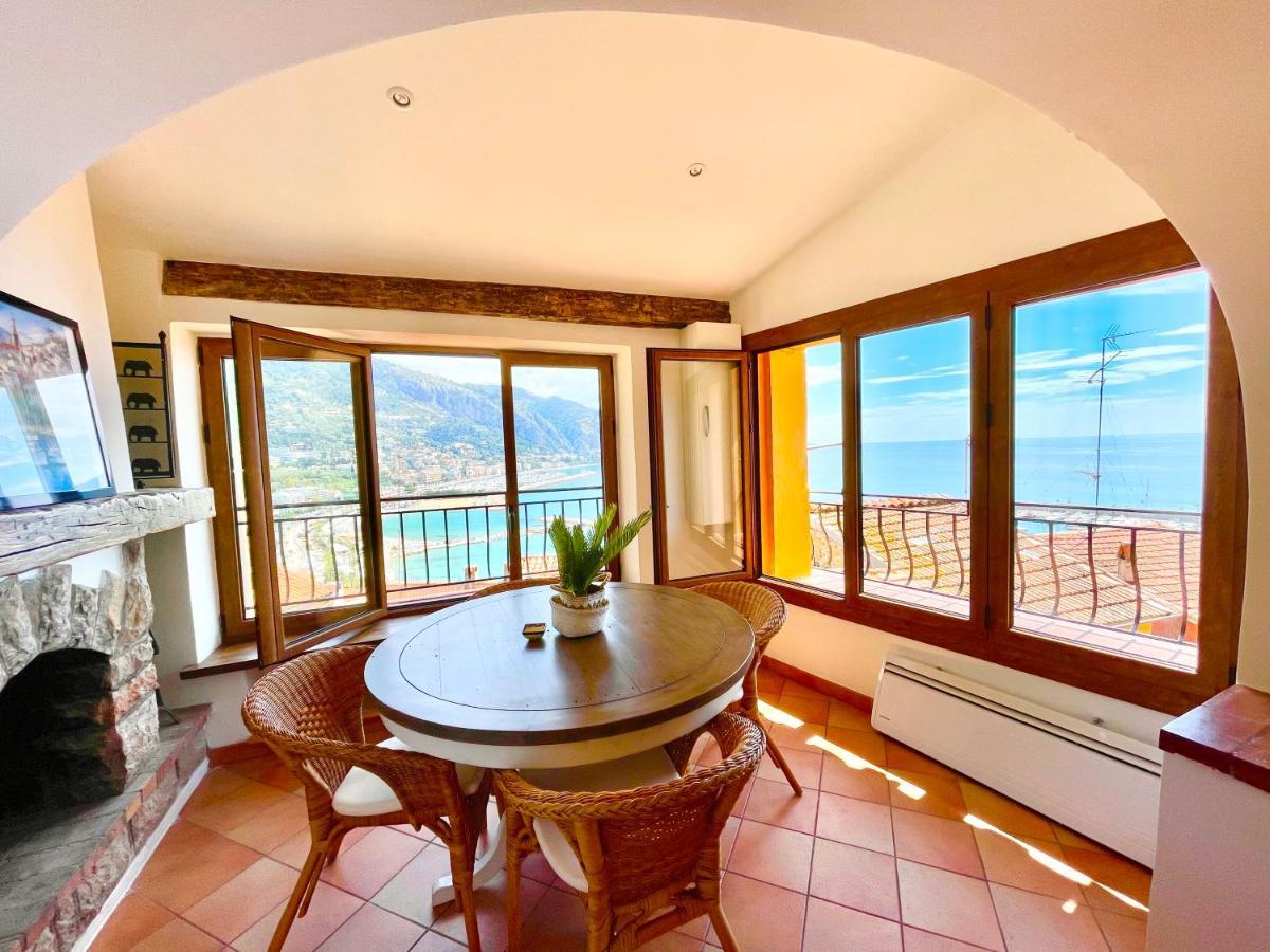 Vieux Chateau, Vue Mer Apartment Menton Ngoại thất bức ảnh